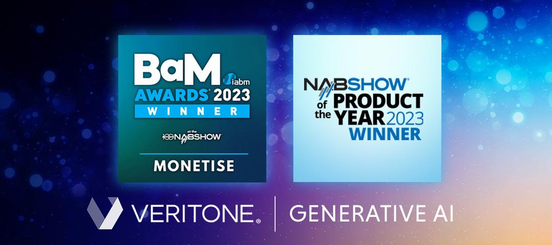 Veritone Generative AI NAB Show Awards|Veritone Generative AI NAB Show Awards|Veritone Generative AI NAB Show Awards