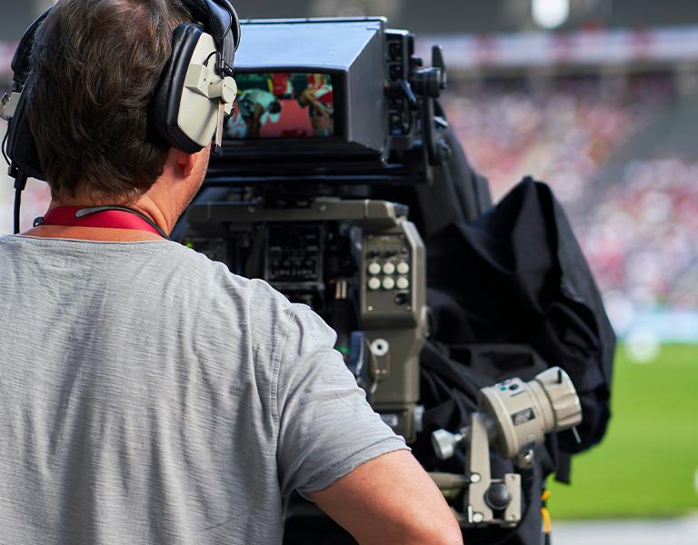 Sports camera man